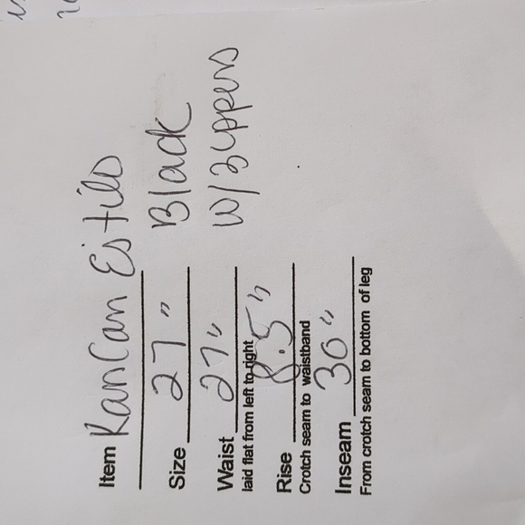 Kancan Estilo Skinny Jeans With Multiple Zipper Pockets,size 7/27 - Picture 7 of 7